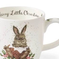 Wrendale Assorted Mugs|Merry Little Christmas Bunny Small Mug