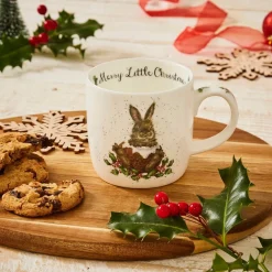 Wrendale Assorted Mugs|Merry Little Christmas Bunny Small Mug