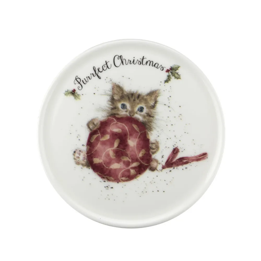 Wrendale Assorted Mugs|Mug & Coaster Set Purrfect Christmas