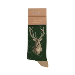 Wrendale Socks|'Portrait of a Stag' Stag Men's Socks