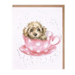Wrendale Greeting Cards|'Teacup Pup' Greeting Card