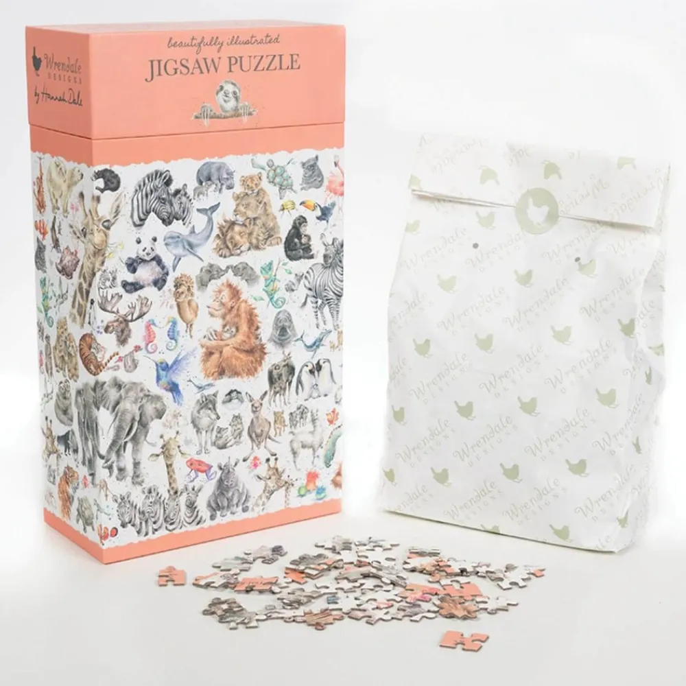 Wrendale Games & Puzzles|Zoology Wild Animal 1000 Piece Puzzle